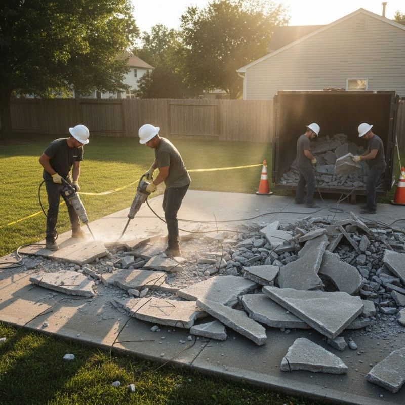 Concrete Patio Demolition in Sacramento, CA